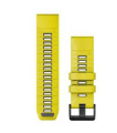 Garmin Wristbands For Smartwatch - 010-13393-08 Garmin Quickfit Strap 26mm Silicone Amp Yellow-graphite